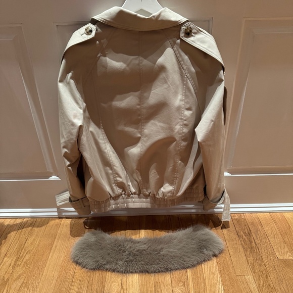 ZARA - ZW COLLECTION WATER REPELLENT SHORT TRENCH COAT - Picture 11 of 14